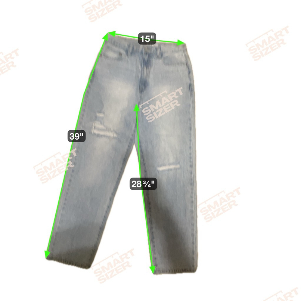 Women's WallFlower Light Blue Distressed Boyfriend Jeans Size 5 - Picture 7 of 7